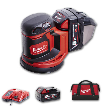 Milwaukee M18 BOS125-502B Aku excentrická bruska (náhradní obal)